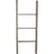 Ekena Millwork 19"W x 48"H x 3 1/2"D Vintage Farmhouse 3 Rung Ladder, Barnwood Decor Collection, Reclaimed Grey DECR019X048X04LDRGY - alternate 4